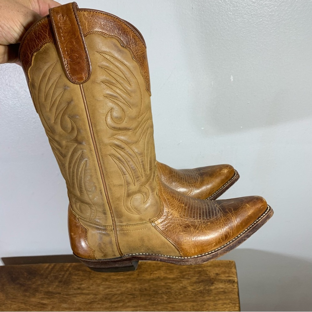 Sancho cowboy leather boots, like new - Picture 6 of 10